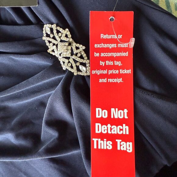 NWT Deadstock R&M Richards Evening Gown Mother of the Bride Prom Cocktail Sz 8 - Picture 5 of 7